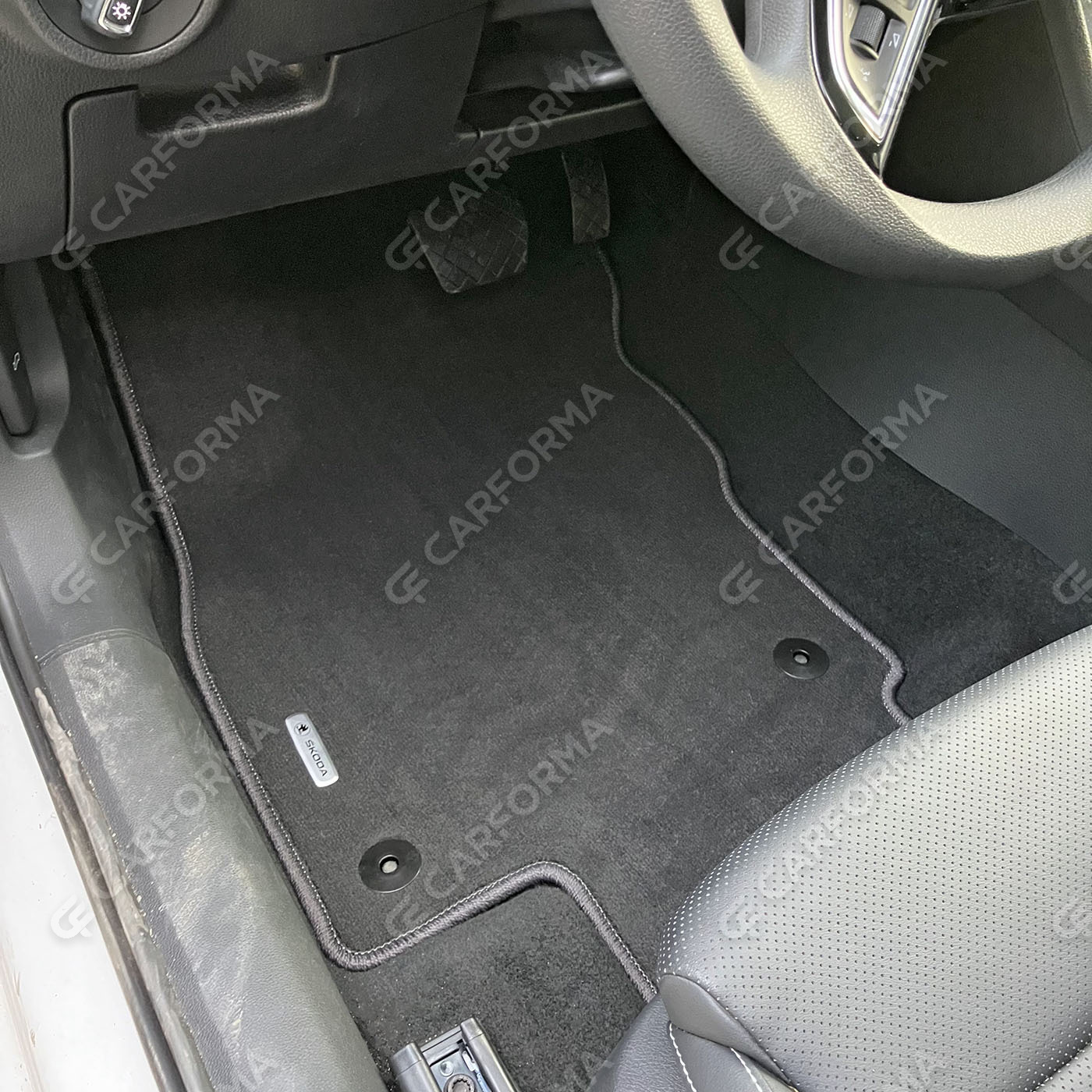 Ворсовые коврики на Skoda Superb III 2015&nbsp;-&nbsp;2026 в Набережных Челнах