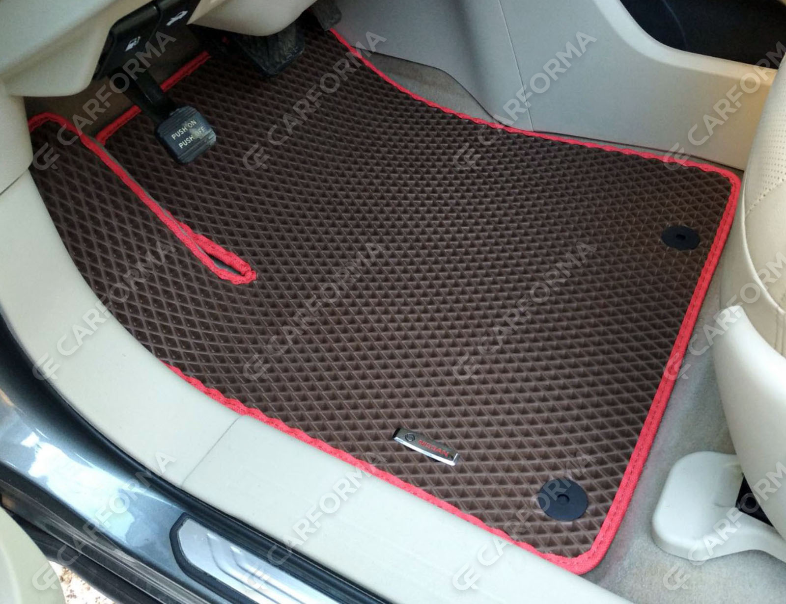 Ворсовые коврики на Nissan Murano (Z52) 2014&nbsp;-&nbsp;2022 в Набережных Челнах