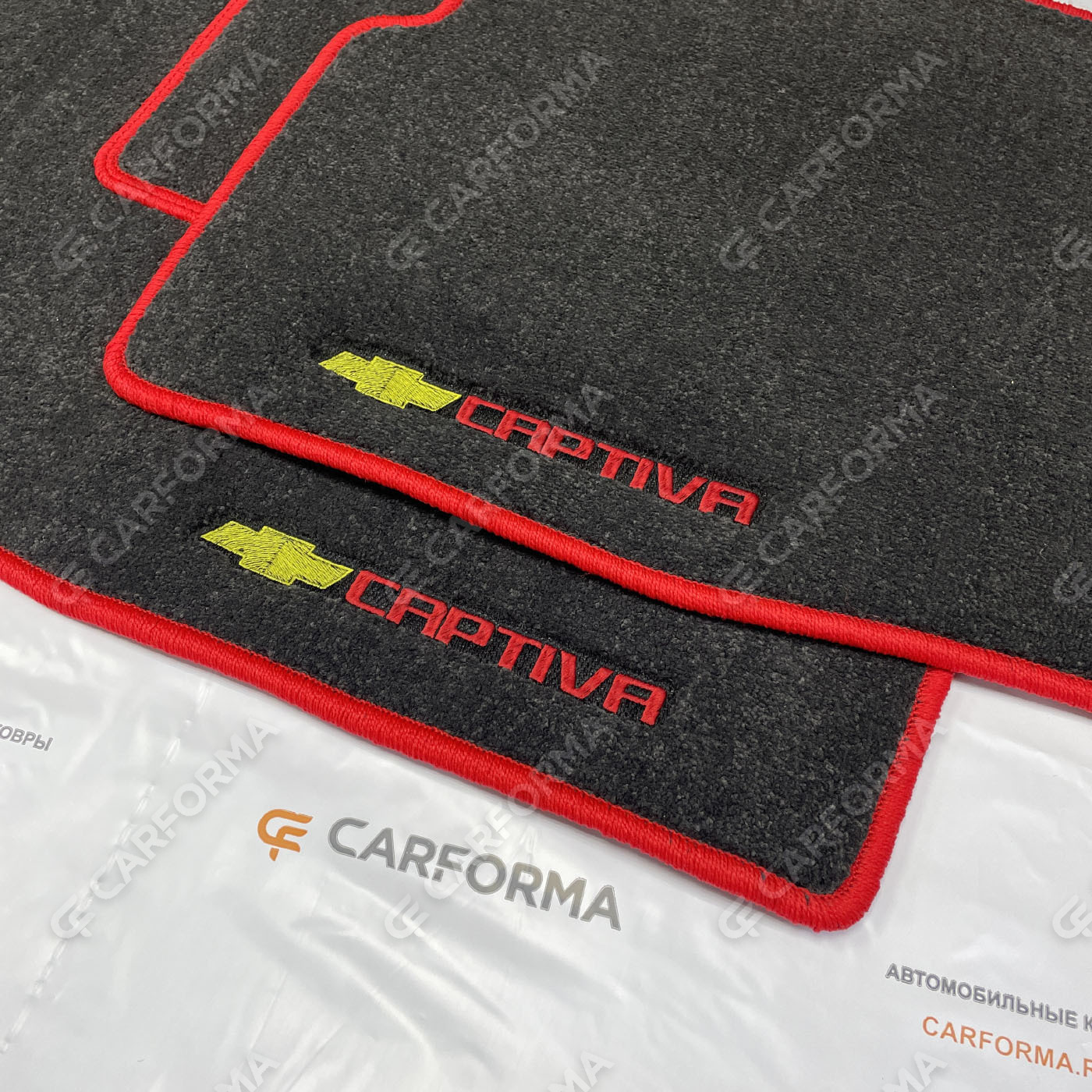 Ворсовые коврики на Chevrolet Captiva 2006&nbsp;-&nbsp;2016 в Набережных Челнах