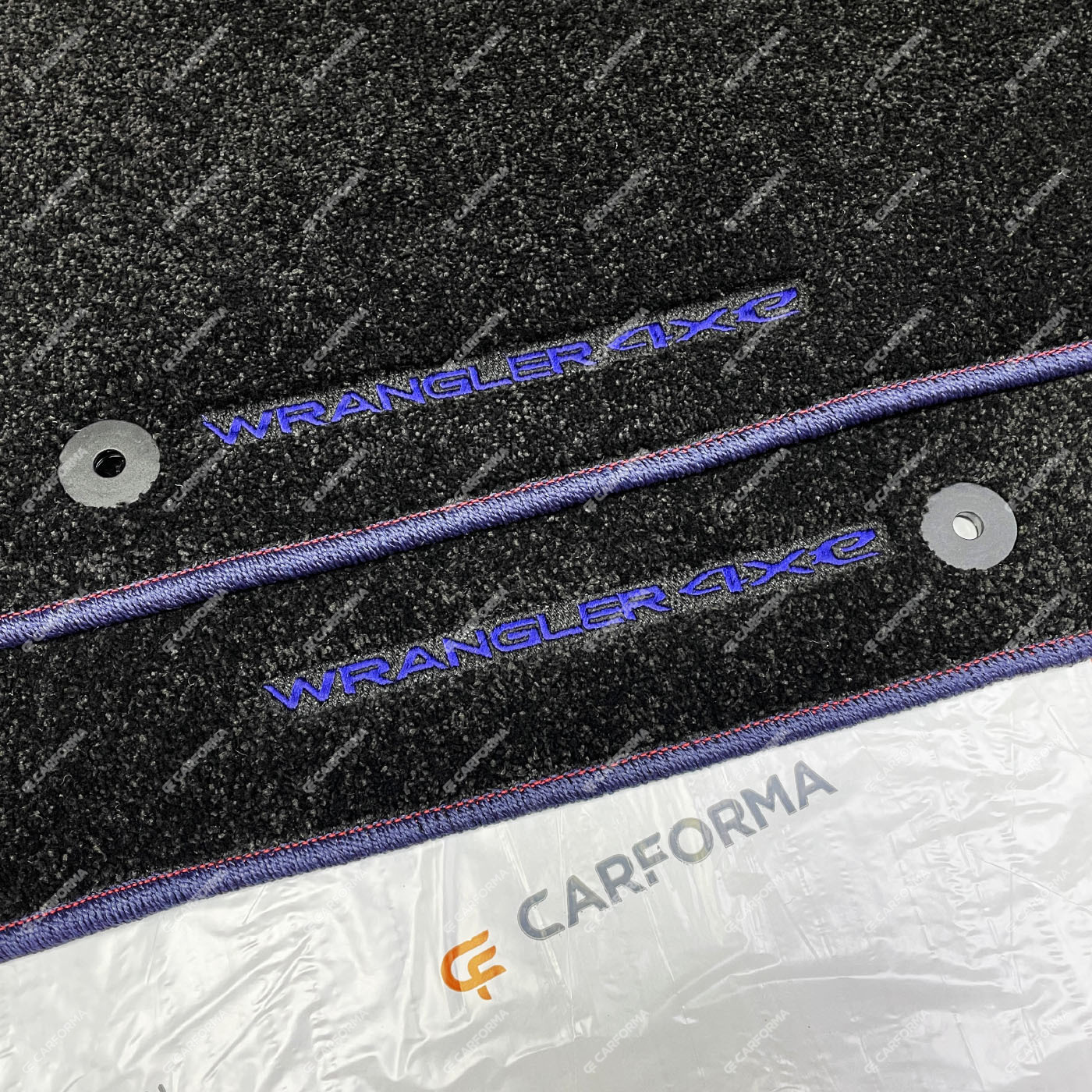 Ворсовые коврики на Jeep Wrangler (JL) 2017&nbsp;-&nbsp;2025 в Набережных Челнах