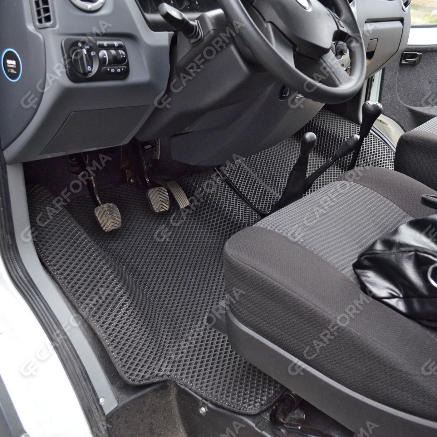 Ворсовые коврики на ГАЗ Соболь Комби грузопассажирский 1998&nbsp;-&nbsp;2026 в Набережных Челнах