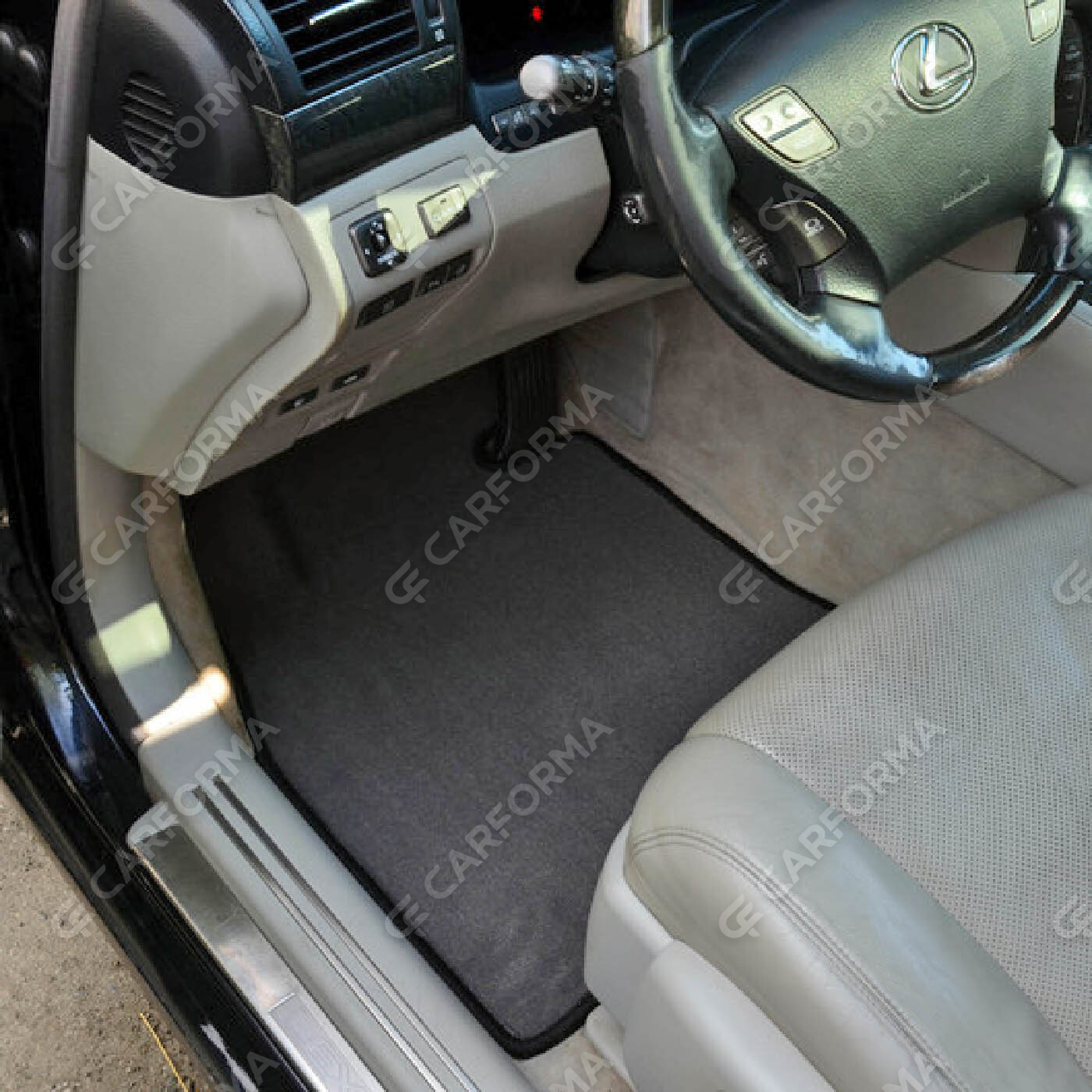 Ворсовые коврики на Lexus LS IV 2006&nbsp;-&nbsp;2017 в Набережных Челнах