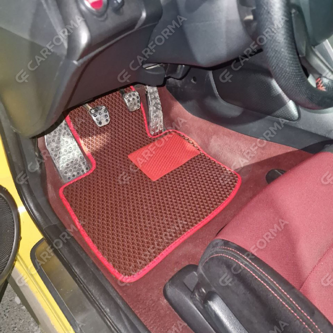 Ворсовые коврики на Honda Civic VIII 3d 2006&nbsp;-&nbsp;2011 в Набережных Челнах