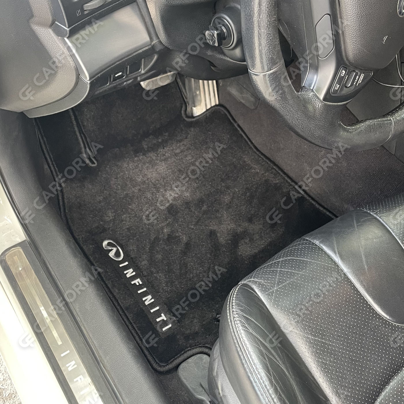 Ворсовые коврики на Infiniti G IV Седан 2006&nbsp;-&nbsp;2014 в Набережных Челнах