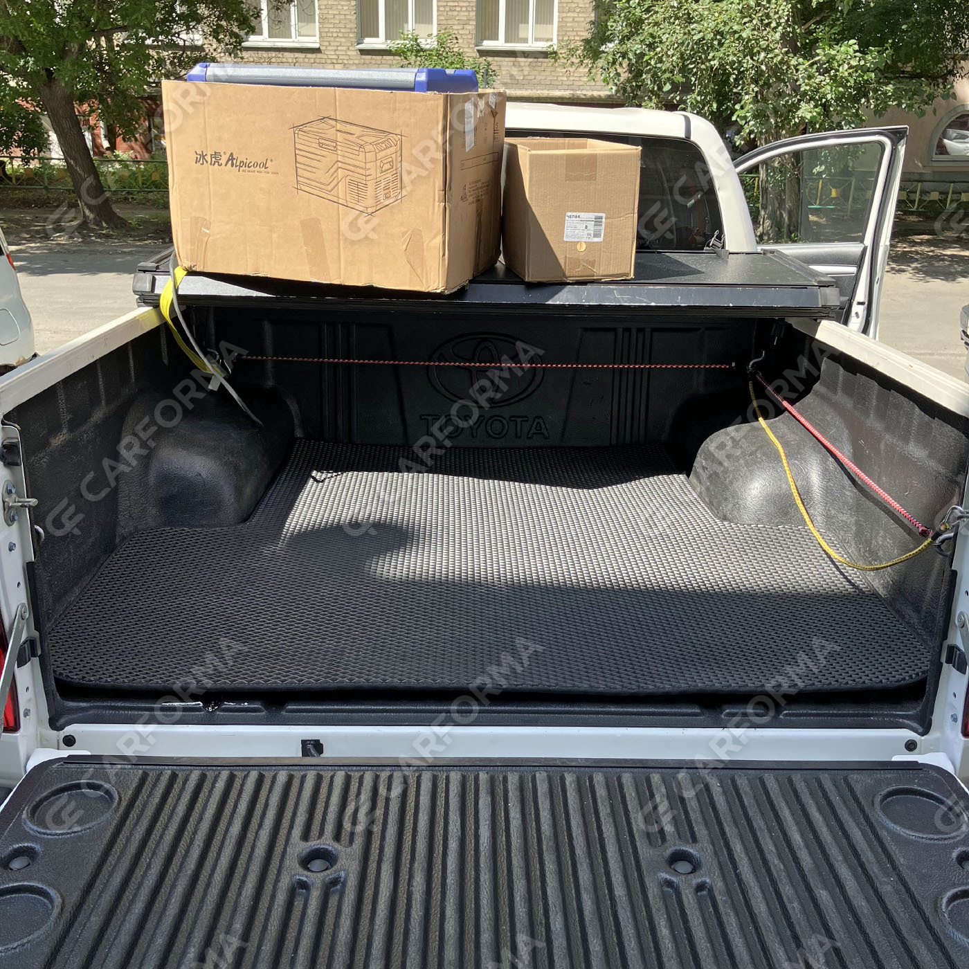 Ворсовые коврики на Toyota Hilux VII 2008&nbsp;-&nbsp;2015 в Набережных Челнах