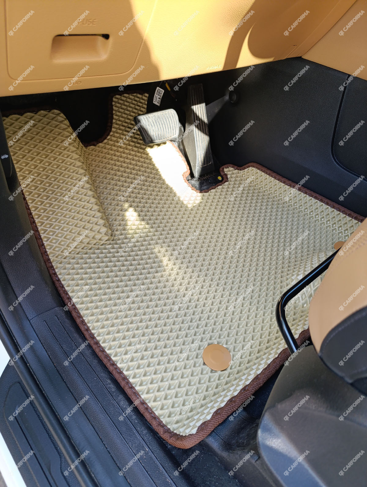 EVA коврики на KIA Carnival IV 7 мест без оттоманок 2020&nbsp;-&nbsp;2025 в Набережных Челнах