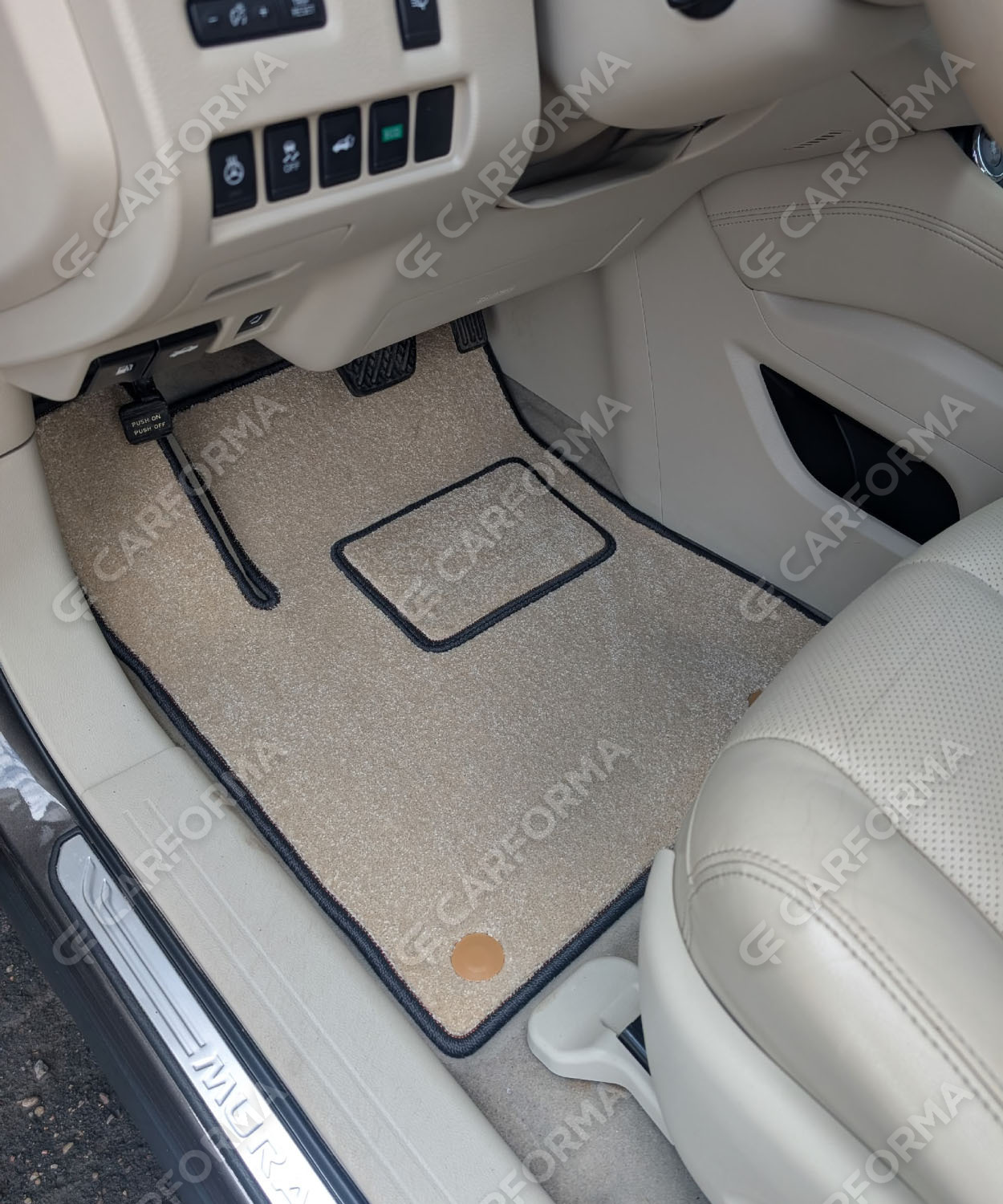 Ворсовые коврики на Nissan Murano (Z52) 2014&nbsp;-&nbsp;2022 в Набережных Челнах