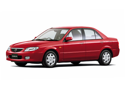 Ворсовые коврики на Mazda Familia (BJ) 1998 - 2003 в Набережных Челнах