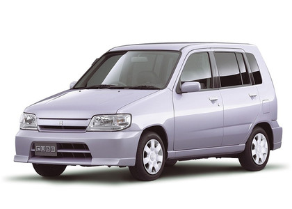 Ворсовые коврики на Nissan Cube I 1998 - 2002 в Набережных Челнах