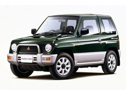 Ворсовые коврики на Mitsubishi Pajero Mini I 1994 - 1998 в Набережных Челнах