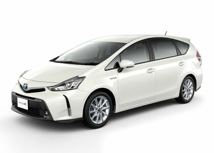 Ворсовые коврики на Toyota Prius Alpha 2011 - 2021 в Набережных Челнах