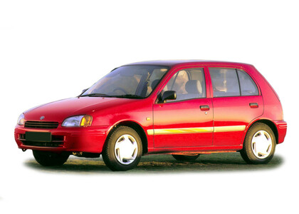 Ворсовые коврики на Toyota Starlet (P90) 1995 - 1999 в Набережных Челнах