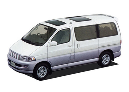 Ворсовые коврики на Toyota Hiace Regius (xH10) 1997 - 2002 в Набережных Челнах