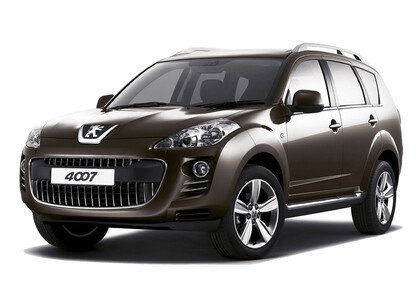 Ворсовые коврики на Peugeot 4007 2007 - 2012 в Набережных Челнах