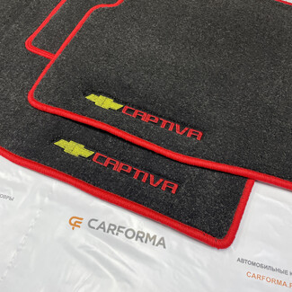 Ворсовые коврики на Chevrolet Captiva 2006&nbsp;-&nbsp;2016 в Набережных Челнах