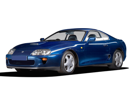 Ворсовые коврики на Toyota Supra (A80) 1993 - 2002 в Набережных Челнах