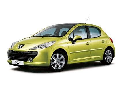 Ворсовые коврики на Peugeot 207 2006 - 2012 в Набережных Челнах