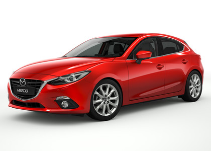 Ворсовые коврики на Mazda Axela III 2013 - 2019 в Набережных Челнах