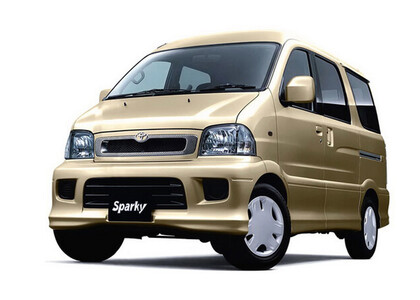 Ворсовые коврики на Toyota Sparky 2000 - 2003 в Набережных Челнах