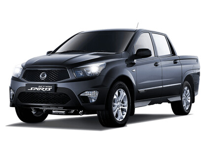 Ворсовые коврики на SsangYong Actyon Sports 2006 - 2016 в Набережных Челнах