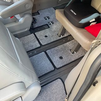 Ворсовые коврики на KIA Carnival III 7 мест 2014 - 2021 в Набережных Челнах Ворсовые коврики на KIA Carnival III 7 мест 2014 - 2021 в Набережных Челнах