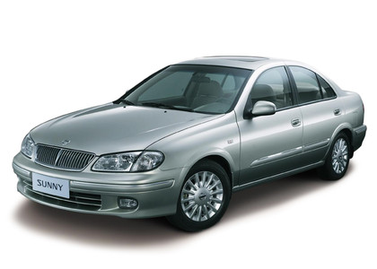 Ворсовые коврики на Nissan Sunny (N16) 2000 - 2005 в Набережных Челнах