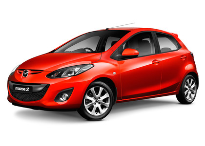 Ворсовые коврики на Mazda 2 2007 - 2015 в Набережных Челнах