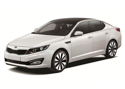 Ворсовые коврики на KIA Optima I 2010 - 2016 в Набережных Челнах