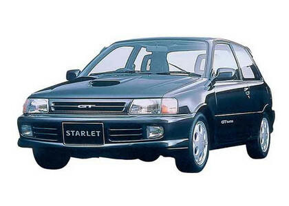 Ворсовые коврики на Toyota Starlet (P80) 1989 - 1995 в Набережных Челнах