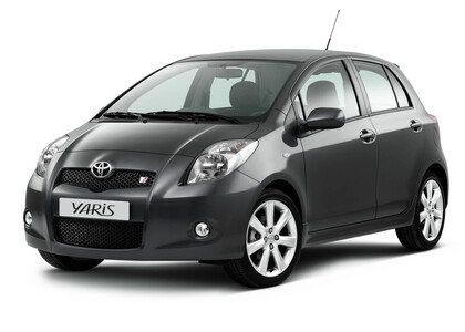 Ворсовые коврики на Toyota Yaris II 2005 - 2011 в Набережных Челнах