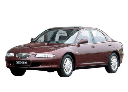 Ворсовые коврики на Mazda Xedos 6 1992 - 2000 в Набережных Челнах