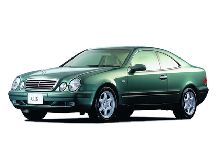 Ворсовые коврики на Mercedes CLK (C208) 1996 - 2003 в Набережных Челнах