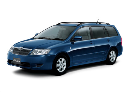Ворсовые коврики на Toyota Corolla Fielder (E12) 2001 - 2006 в Набережных Челнах