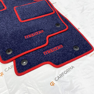 Ворсовые коврики на Mazda 6 2007 - 2012 в Набережных Челнах Ворсовые коврики на Mazda 6 2007 - 2012 в Набережных Челнах