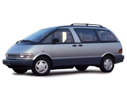Ворсовые коврики на Toyota Previa (XR10, XR20) 1990 - 2000 в Набережных Челнах