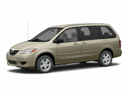 Ворсовые коврики на Mazda MPV II 1999 - 2006 в Набережных Челнах