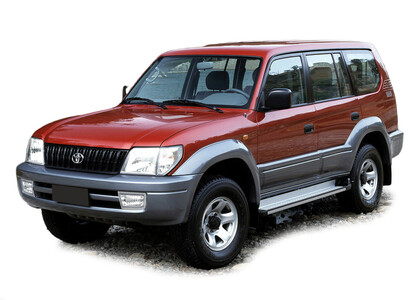Ворсовые коврики на Toyota Land Cruiser Prado 95 1996 - 2002 в Набережных Челнах