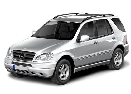 Ворсовые коврики на Mercedes ML (W163) 1997 - 2005 в Набережных Челнах