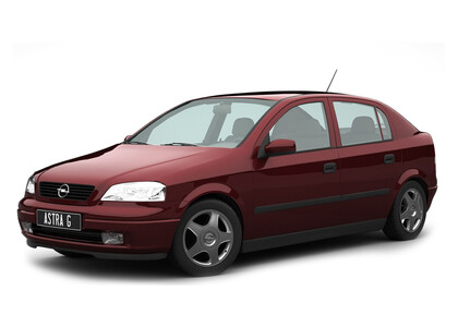 Ворсовые коврики на Opel Astra G 1998 - 2004 в Набережных Челнах