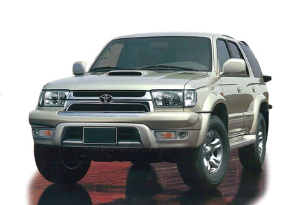 Ворсовые коврики на Toyota Hilux Surf III 1995 - 2002 в Набережных Челнах